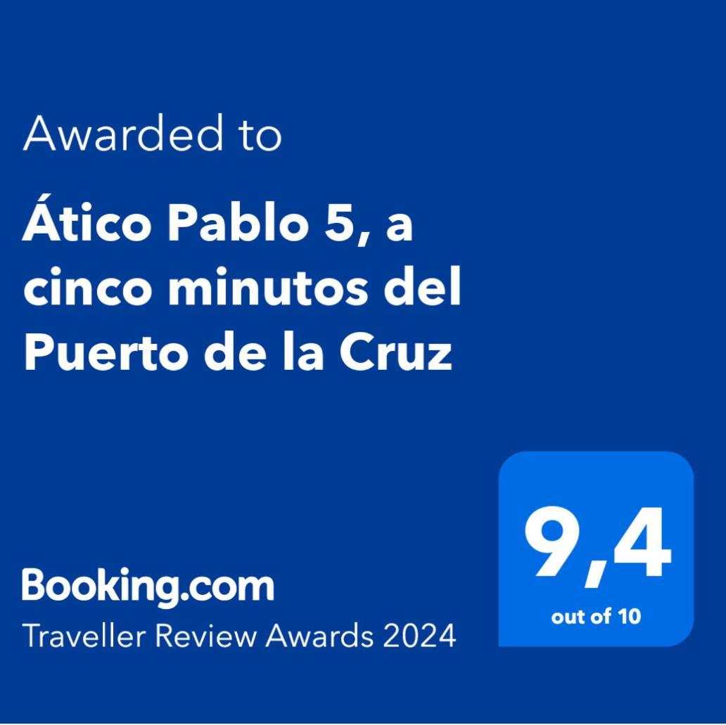 Atico Pablo 5, A Cinco Minutos Del Puerto De La Cruz Apartment Los Realejos Ngoại thất bức ảnh